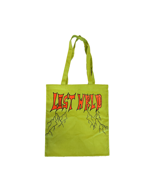 GREEN "LOST WRLD" TOTE BAG