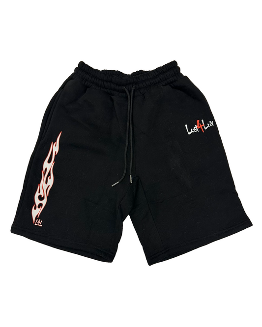 "LUV IS DEAD" SHORTS(BLACK)