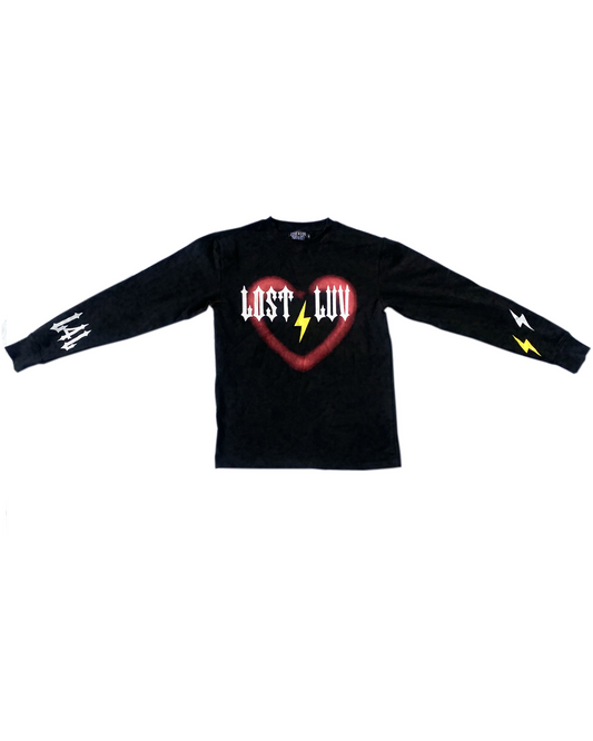 BlACK "LOST LUV” LONG SLEEVE